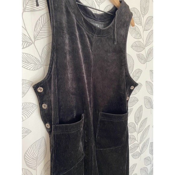 Positive Attitude Black Overall Long Dress, Size 4 - Picture 4 of 5